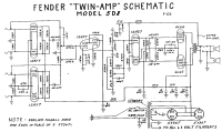 Fender Twin-5D8 - Schematic 